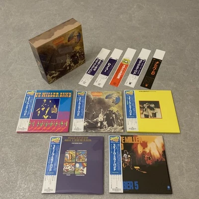 STEVE MILLER BAND JAPAN 5 MINI LP CD PROMO BOX SET TOCP 70274~8 OBI PROMO OBI - Image 1 of 4