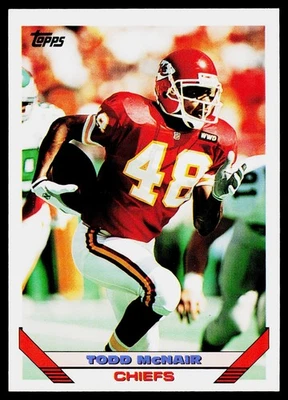 Todd McNair, 1993 Topps, #301, Kansas City Chiefs, - Image 1 of 2