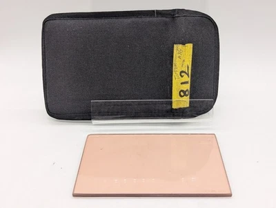 Tiffen 4x5.65" 812 Warming Glass Filter 81-Two 81-2 MFR #45650812 Yellow Label - Image 1 of 4