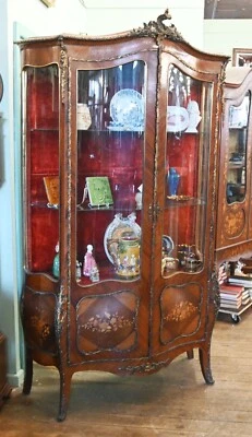 French Empire Vitrine Display Cabinet 1860 - Image 1 of 4