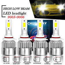FOR HONDA ACCORD 2009 2010 2011 2012 9006 9005 LED Headlight kit Hi+Low beam 4Pc