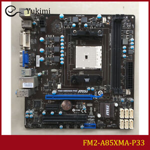 FOR MSI FM2-A85XMA-P33 DDR3 16GB VGA DVI Micro-ATX Motherboard
