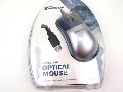 ERGONOMIC USB MOUSE NOTEBOOK OPTICAL SCROLL WHEEL PS2 TARGUS PAUM004U PS/2 - Image 1 of 4