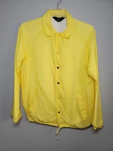 Giacca a vento vintage anni 70 80 Sears gialla regolabile cinch misura 21x27 S regular - Foto 1 di 6