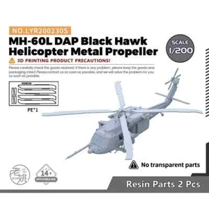 Hélice metálica helicóptero Yao's Studio LYR200230S 1/200 MH-60L DAP Black Hawk - Imagen 1 de 8