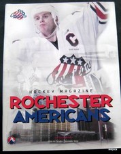 Rochester Americans Minor League Hockey Program Oct/Nov 1998-99