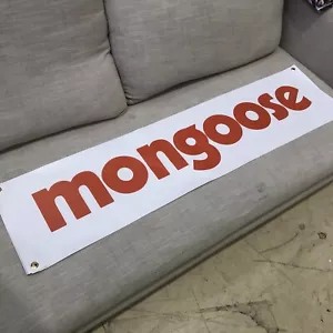 Mongoose Bike Vinyl Banners New Repro - Picture 1 of 6