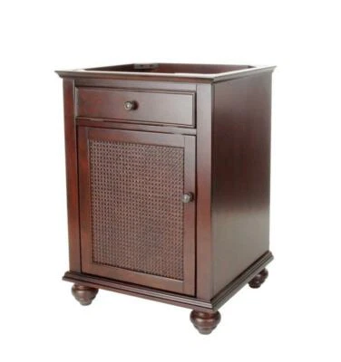 Pegasus Bimini 24 in. W x 21.75 in D x 33.5 in H Vanity Cabinet Only in Espresso - Image 1 of 3