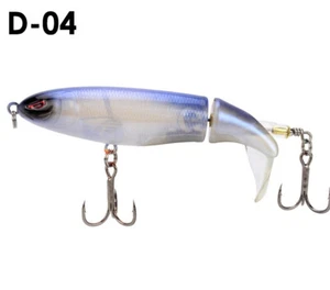 🐟Whopper Plopper Topwater Floating Fishing Lures Rotating Tail for Bass Pike D - Picture 1 of 6