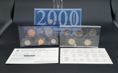 2000 PHILADELPIA US MINT UNCIRCULATED SET CONTAINS 10 COINS w/COA's - Image 1 of 4