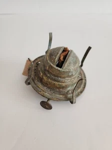 Antique WBG Eldorado Brass #2 Kerosene Oil Lamp Burner With Wick - Picture 1 of 5