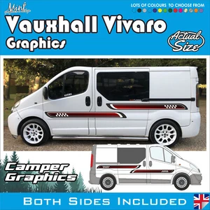 SWB Vauxhall (Opel) Vivaro Wohnmobil Camper Aufkleber Sticker Van Grafik KEINE P&P 504 - Bild 1 von 4