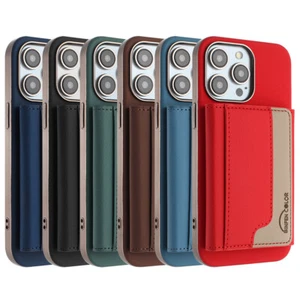 Magnetic PU Leather Wallet Case Cover Fit for iPhone 16 Pro Max 15 14 13 12 11 - Picture 1 of 78