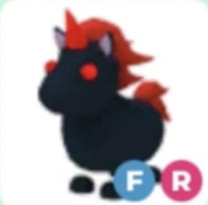 Adopt Me - FR EVIL UNICORN (FLY Ride) SAME DAY DELIVERY!! - Afbeelding 1 van 1