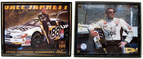 DALE JARRETT - 8 BY 10 FRAMED RACE CARD AND WALL PLAQUE Cover