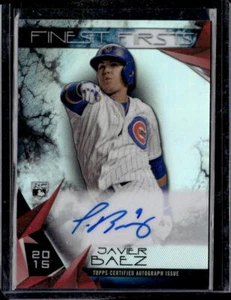 2015 Finest #FFA-JB Javier Baez NM/M - Picture 1 of 2