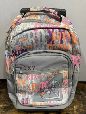 Mochila Roxy Multicolor Graffiti Maleta con Ruedas Correas Ajustables Foto 1 de 4