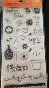 Fiskars FREUNDSCHAFTSGARTEN Clear Stamps.  27 Briefmarken - Bild 1 von 2