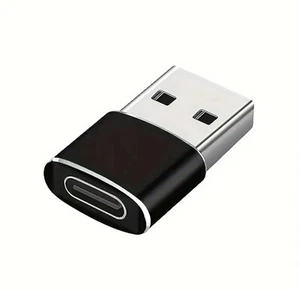 USB C Buchse auf USB A Stecker Adapter Konverter Ladegerät für iPhone Samsung - Bild 1 von 4