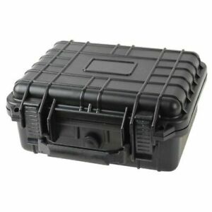 10" Marine Weatherproof Dry Box Case Iphone Camera Gun W Pelican 1200 Style Foam