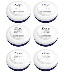 6pz Dove Crema corpo intensiva pelli secche e sensibili Nutriente 150 ml - Foto 1 di 1