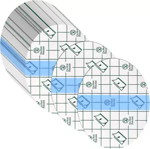 60 Pieces Transparent Stretch Adhesive Bandage Waterproof, Film Clear Dressing B - Picture 1 of 12