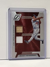 2005 Donruss Zenith Patch 073/100 Rickey Henderson Los Angeles Dodgers