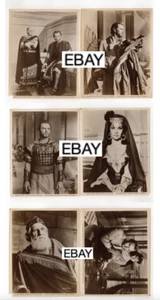 LOTE DE FOTOS DE PELÍCULA ORIGINAL DE SALOMÓN Y SABA 1959 (6) + FOLLETO BIBLIA DE ISRAELÍES - Imagen 1 de 3