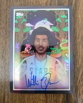 2021 TOPPS X NASHVILLE STARS WILLIE JONES AUTO Autograph SSP RC Country Star - Image 1 of 2