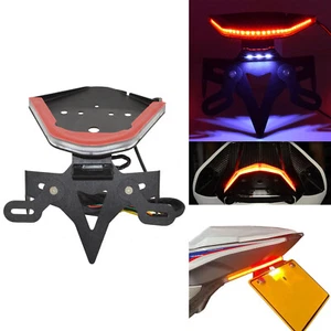 Clear Led Blinker Taillight License Plate Holder for BMW S1000R S1000RR M1000RR - Picture 1 of 8