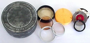 Lentes Kodak; 2 de metal, 1 contenedor de plástico, incl. Lente y lata 6A; se vende como unidad - Imagen 1 de 1