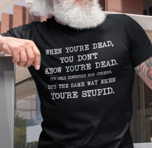 Sarcasm Graphic T-shirt Funny Gift Idea Humor Sarcastic Funny T-Shirt - Picture 1 of 3