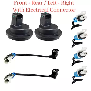 4 ABS Wheel Speed Sensor & Connectors Front Rear L/R Fits: Cadillac Deville DTS - Picture 1 of 5