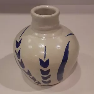 Vintage 1995 Artist Signed Stoneware Vessel/Vase - Picture 1 of 6