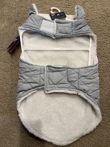 Small Dog Vest coat jacket | for Small - Medium dog XXL Gray soft lined REEBOK - Picture 1 of 7