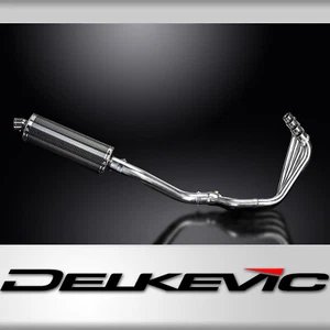 Honda CBR650R 2019-2021 Complete Exhaust 4-1 14" Oval Carbon Muffler - Picture 1 of 5