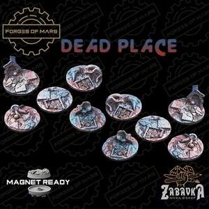 Bases - Dead Place Cemetery - Round 32mm (x10) - Imagen 1 de 1