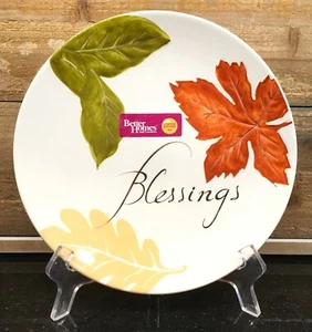 Blessings Better Homes & Gardens Heritage Collection Harvest Fall Autumn Plate - Picture 1 of 4