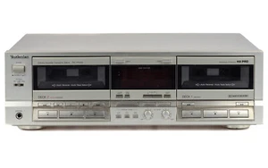 Technics RS-TR355 Doppel Kassettendeck silber/ gewartet 1 Jahr Garantie [2] - Bild 1 von 4