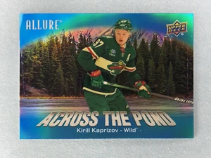 2024-25 Upper Deck Allure - Across the Pond Kirill Kaprizov #ATP-4 Blue - Picture 1 of 3