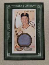 2023 Allen & Ginter Mini Relic Randy Johnson Game Used Jersey Card