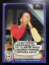 MORK & MINDY 1978 Topps Puzzle Trading Card #66 I Can't Stand This Violence on