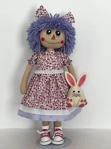 Spring Bunny Annie A RaGGeDy AnN StYLe DoLL bY DeB - Picture 1 of 9