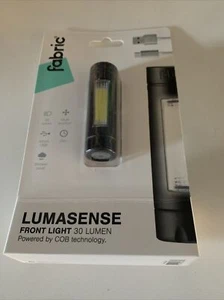 Juego de luces de tela Lumasense de 30 lúmenes para bicicleta multimodo frontal nuevo en caja - Imagen 1 de 3