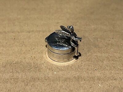 Sterling Silver Art Nouveau Style Tooth Fairy Pill Box Superb Christening Gift  • 19.99£