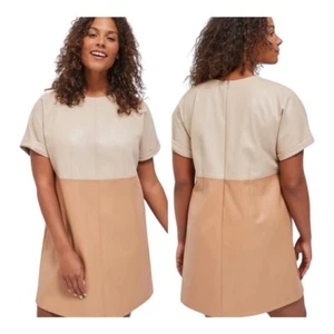 Mini Vestido Anthropologie Avec Les Filles Andrea Cuero Sintético Talla XS Pequeño Nuevo con Etiquetas - Imagen 1 de 6
