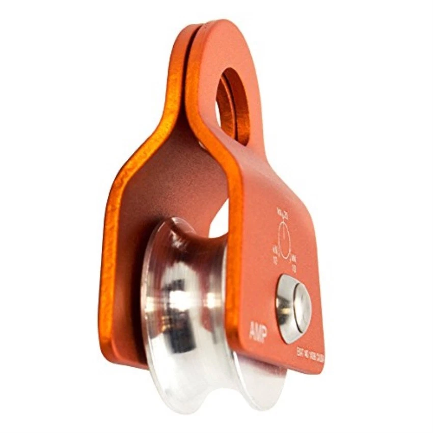 Fusion Climb Nuro Micro Aluminum Side Pulley Orange 20kn