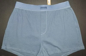 💕Neu mit Etikett SKIMS Baumwolle gerippt locker kurz blau Lounge Pyjama Shorts HARBOR XS - Bild 1 von 11