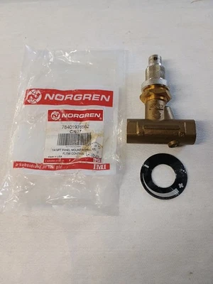 Norgen C/637 Precision Air Flow control Valve 1/4" NPT Panel Mount (4-232 PSI ) - Image 1 of 4