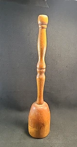 Antique Wooden Kitchen Utensil Potato Masher / Pestle  - Picture 1 of 6